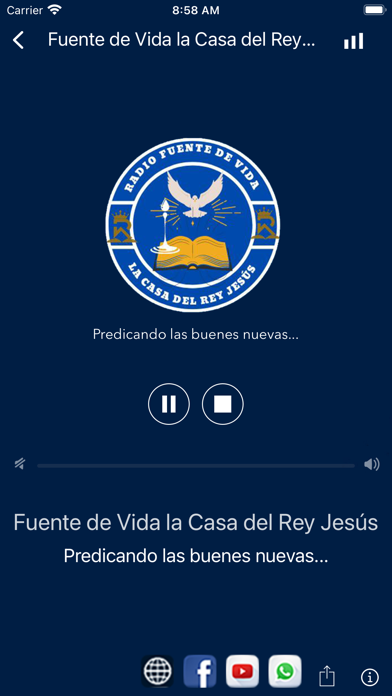 Radio Fuente de Vida Rey Jesus Screenshot