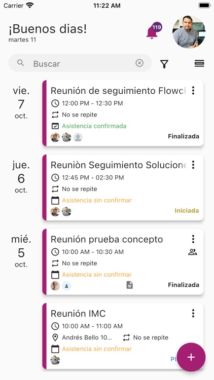 FractAleph Reuniones