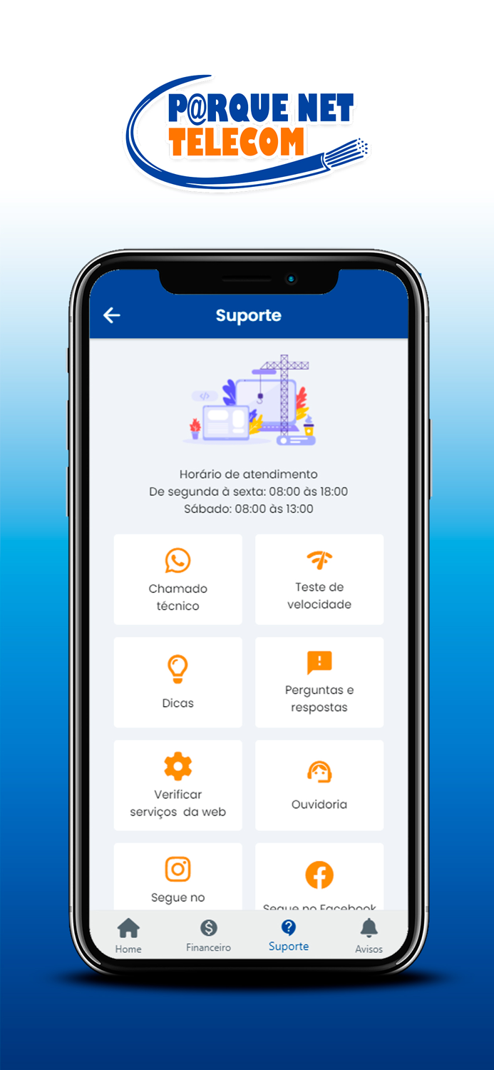 ParqueNet Telecom App Cliente