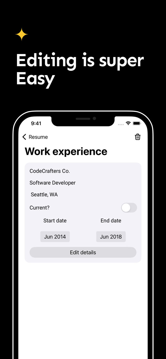 Resume Maker Template