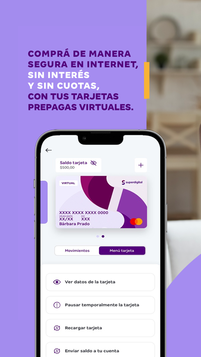 Superdigital: Cuenta y Tarjeta Screenshot