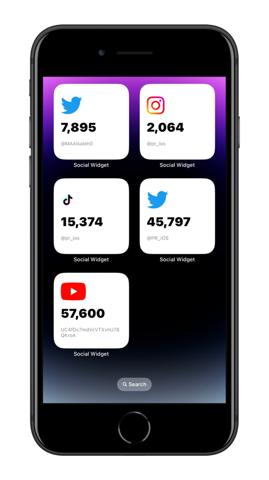 #4. Social Media Widgets (iOS) 由: Abdullah AlRashoudi