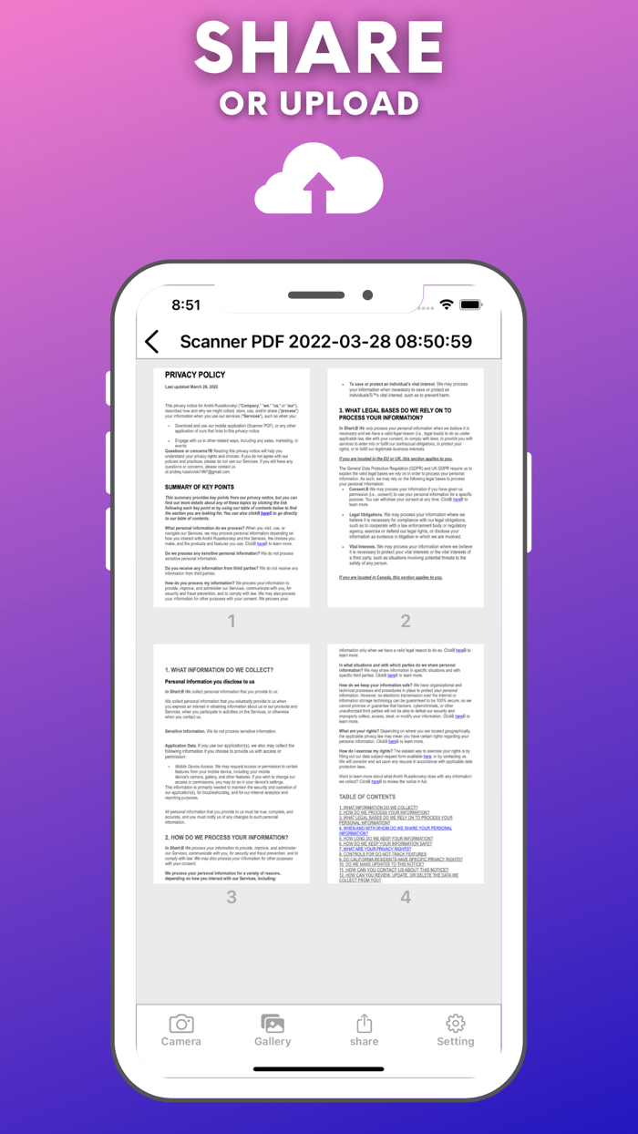 Scanner PDF Text Pro