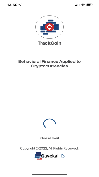 TrackCoin Screenshot