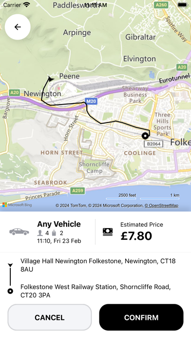 Folkestone Taxis Screenshot