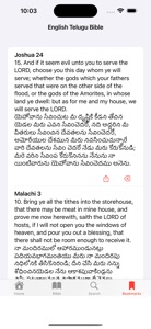 English - Telugu Bible screenshot #2 for iPhone