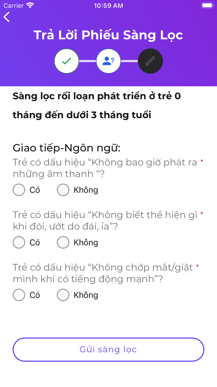 Sàng lọc sớm