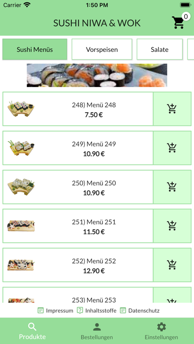 Sushi Niwa Muenchen Screenshot