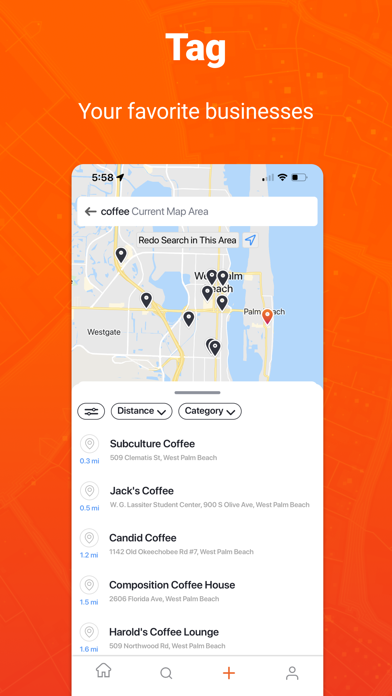 Vouch - The best spots nearby Screenshot