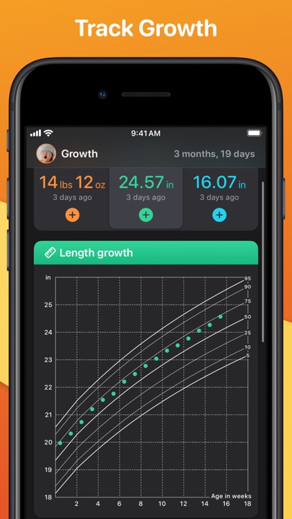 Mango Baby Newborn Tracker Log screenshot-4