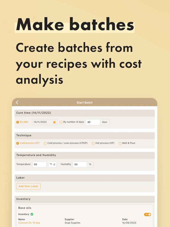 Soapmaking Friend – Soap Calc iPad screenshot 5 - Lifestyle app
