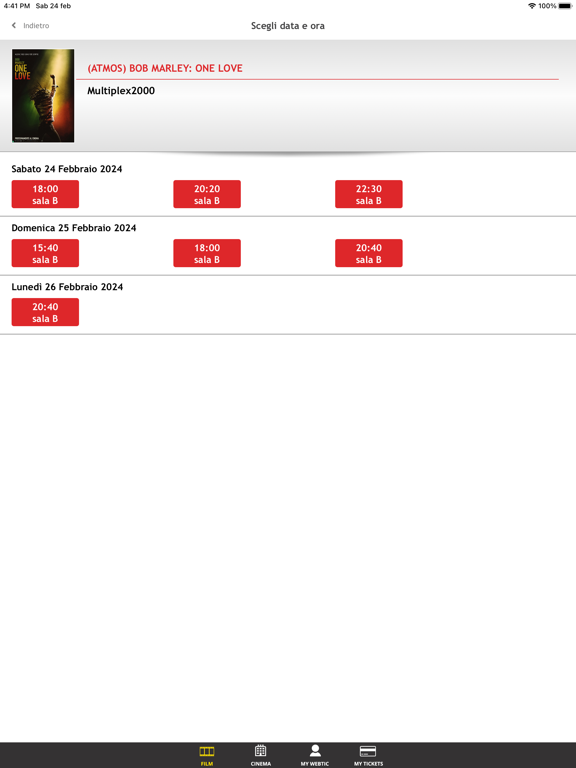 Screenshot #6 pour Multiplex2000 Macerata