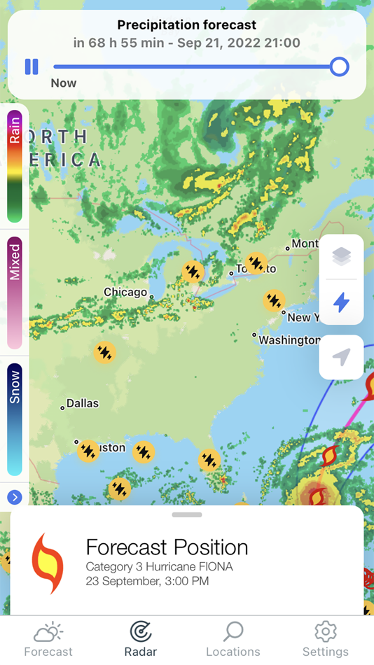 #6. Weather Live° - Local Forecast (iOS) 由: Mosaic S.r.l.