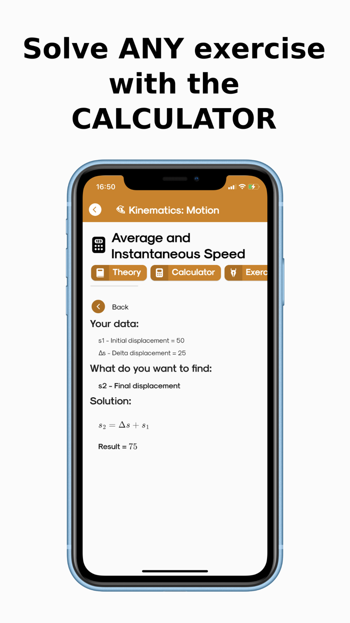 Physics Master - Calculator
