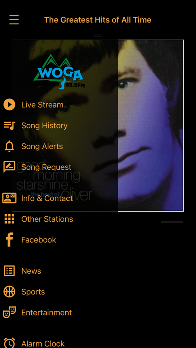 WOGA Radio Screenshot