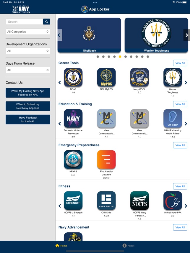 Navy App Locker