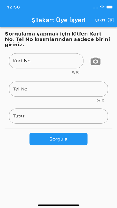 Şile Kart Üye İşyeri Screenshot