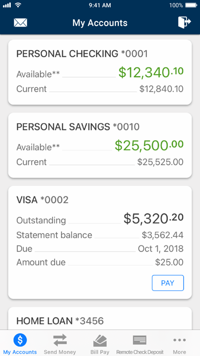 Screenshot #2 pour Brannen Bank Mobile Banking