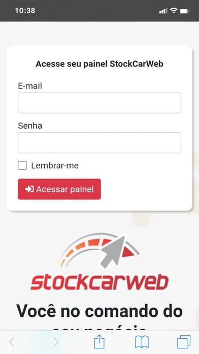 StockCarWeb Screenshot