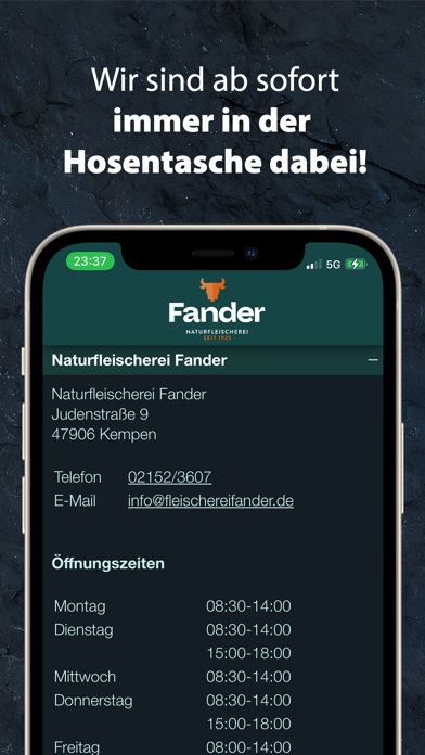 Naturfleischerei Fander Screenshot