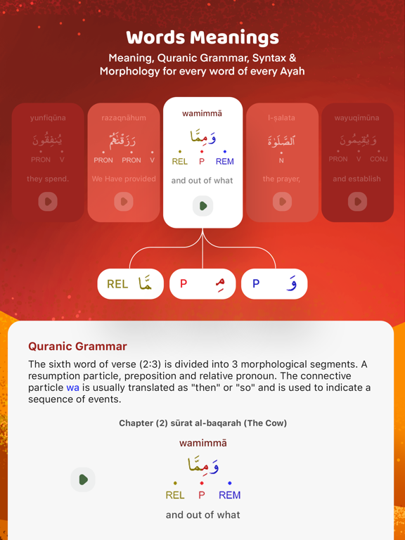 Quran Majeed - القرآن مجيد iPad screenshot 8 - Reference app