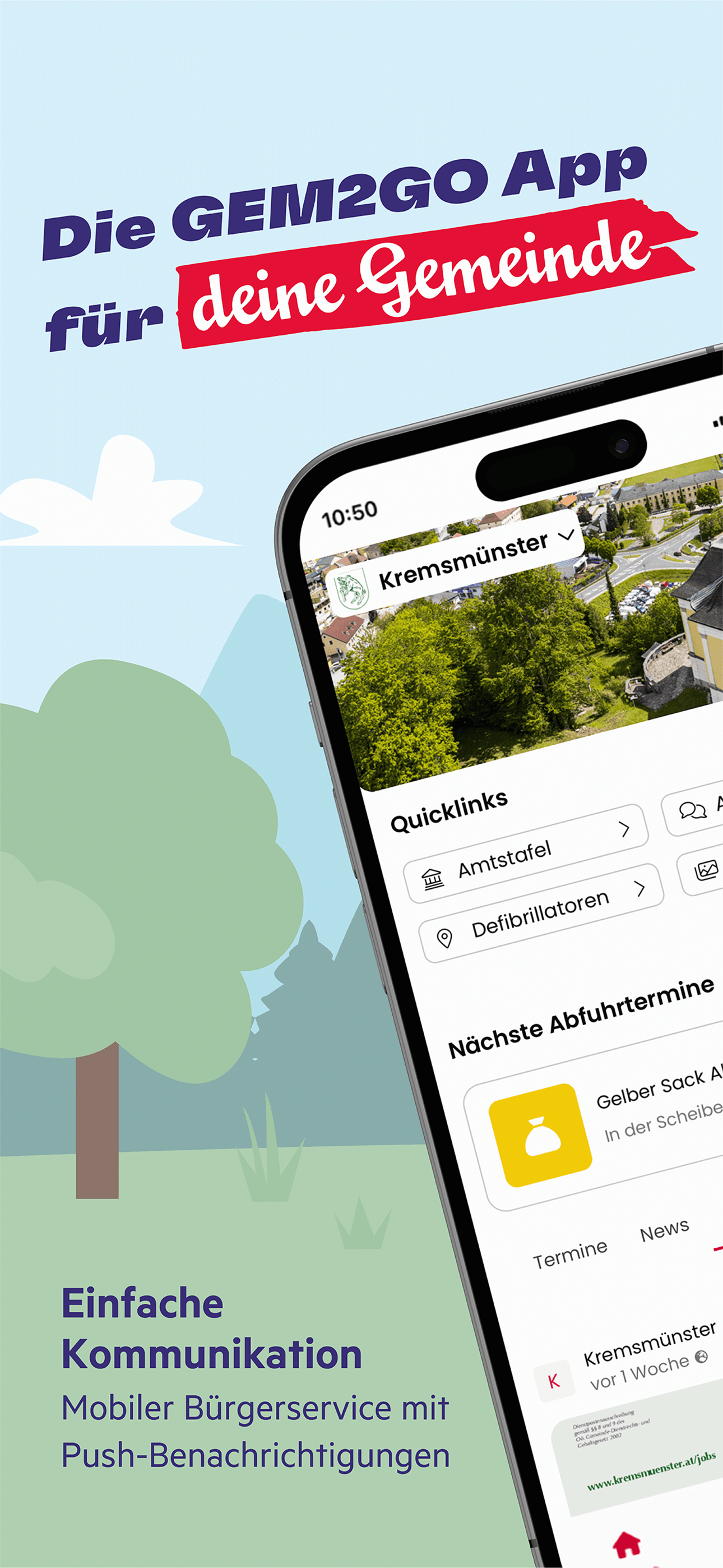 GEM2GO - Die Gemeinde App