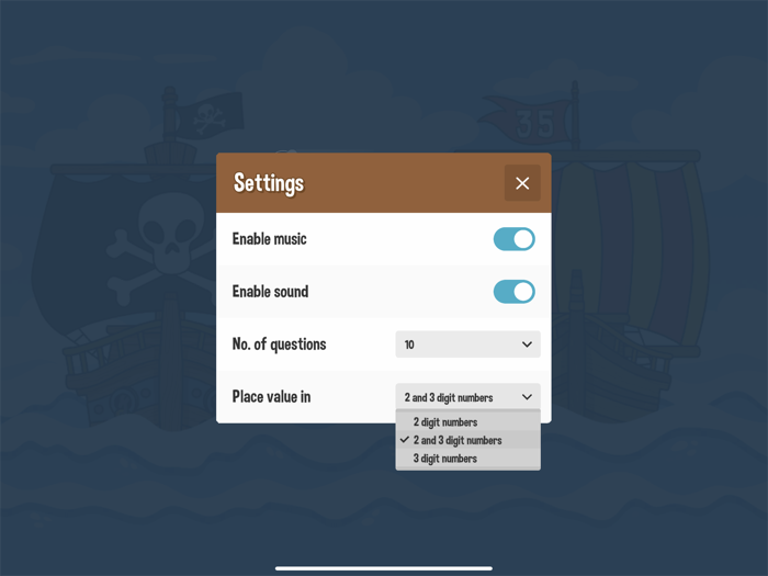 Pirate Plunder Place Value