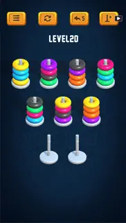 hoop stack color: sort puzzle iphone screenshot 3