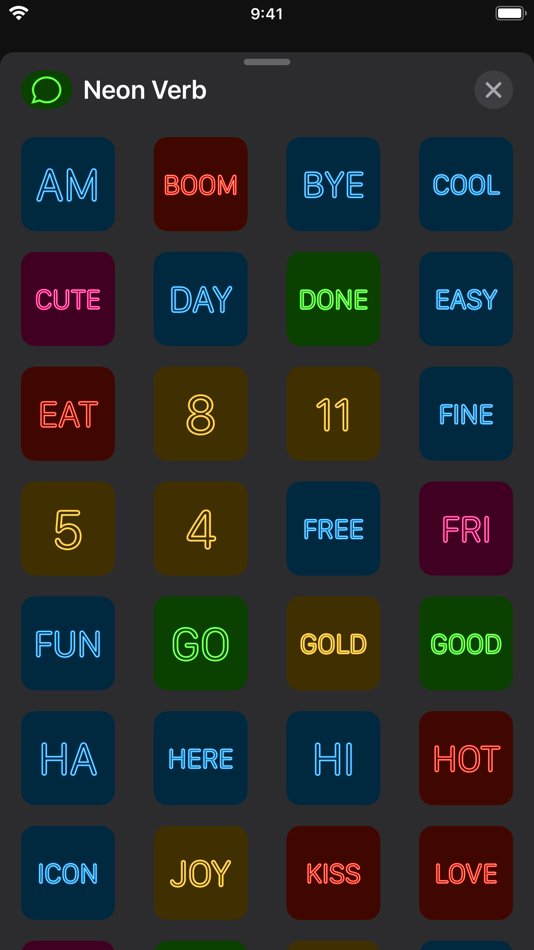 Neon Verb Stickers (iOS) 由: Neon Verb Proprietary Limited