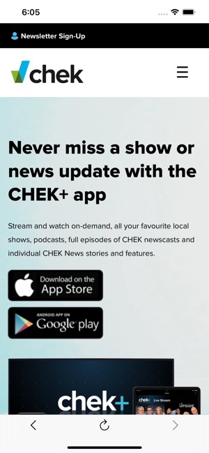 Chek news live stream hot sale