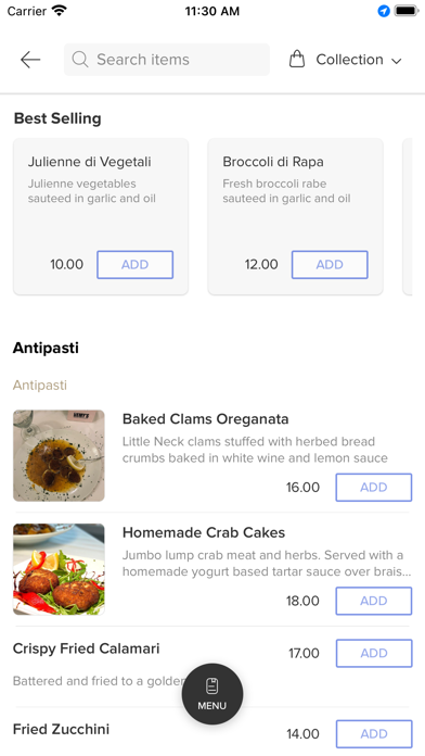 Remys Italian Restaurant Screenshot