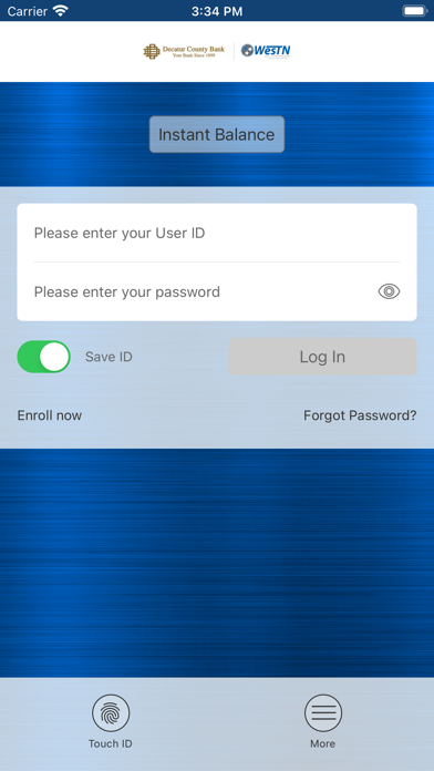 Decatur County Bank Retail Screenshot