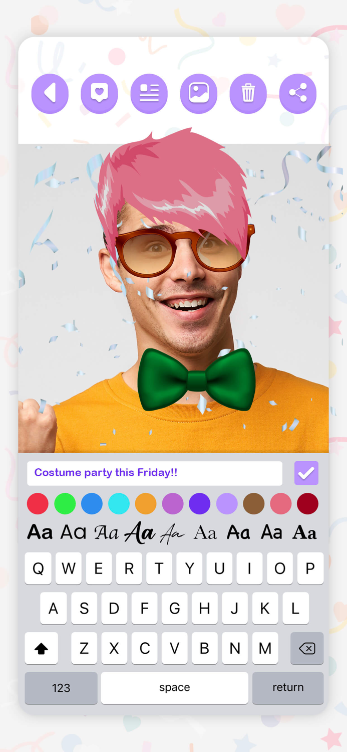 Face Stickers Selfie Camera