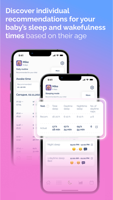 Baby Sleep Tracker - Midmoon Screenshot