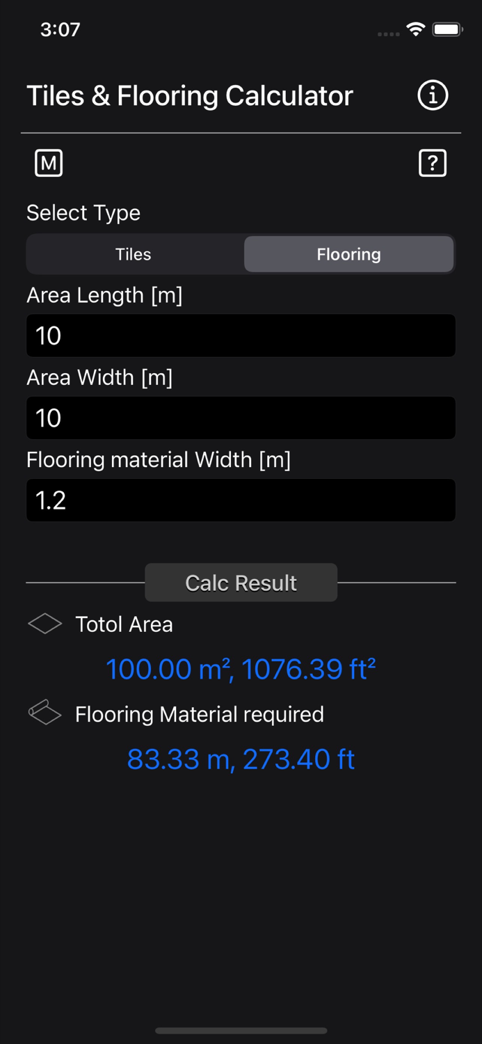 Tiles and Flooring Calculator