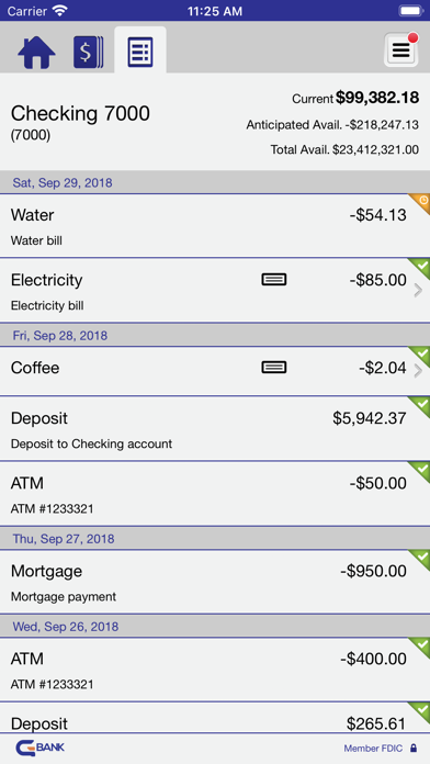 GBank Business Mobile Screenshot