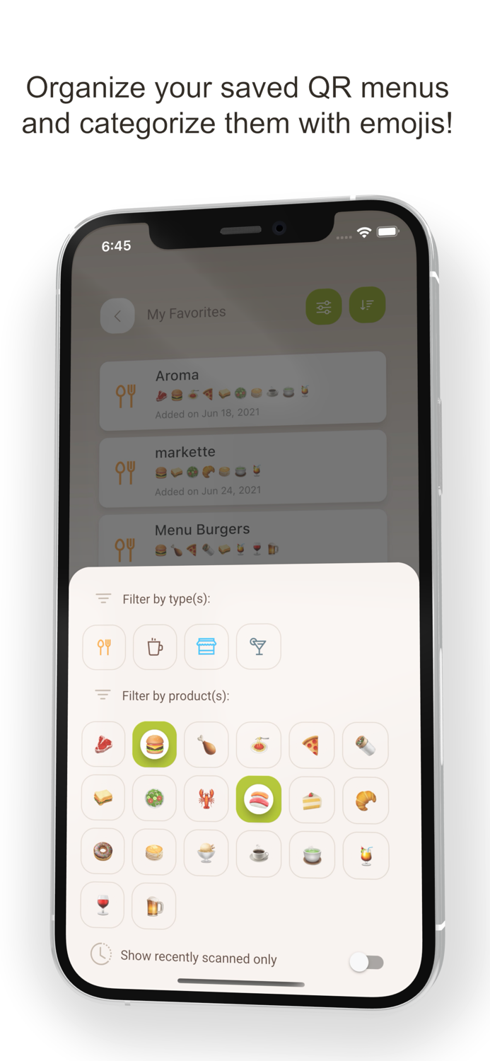 Delicious - QR Code Scanner