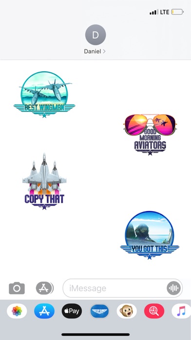 Top Gun: Maverick Stickers Screenshot