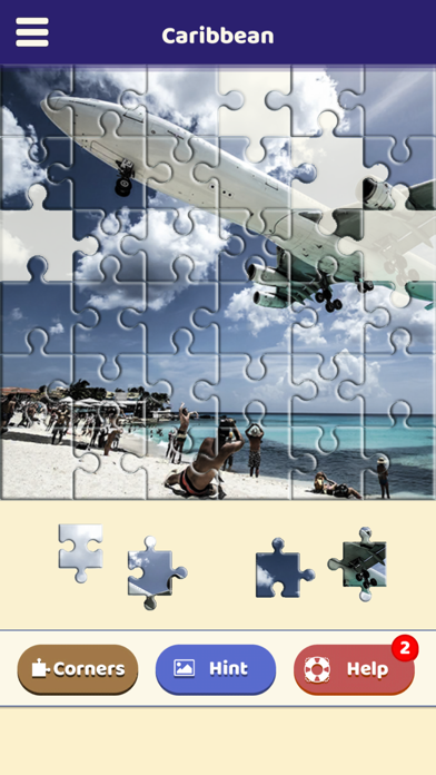 Caribbean Sightseeing Puzzle Screenshot