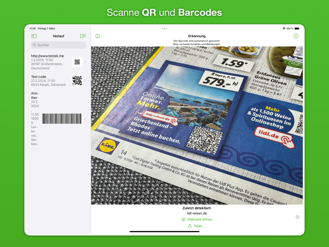 Quick Barcode Screenshot