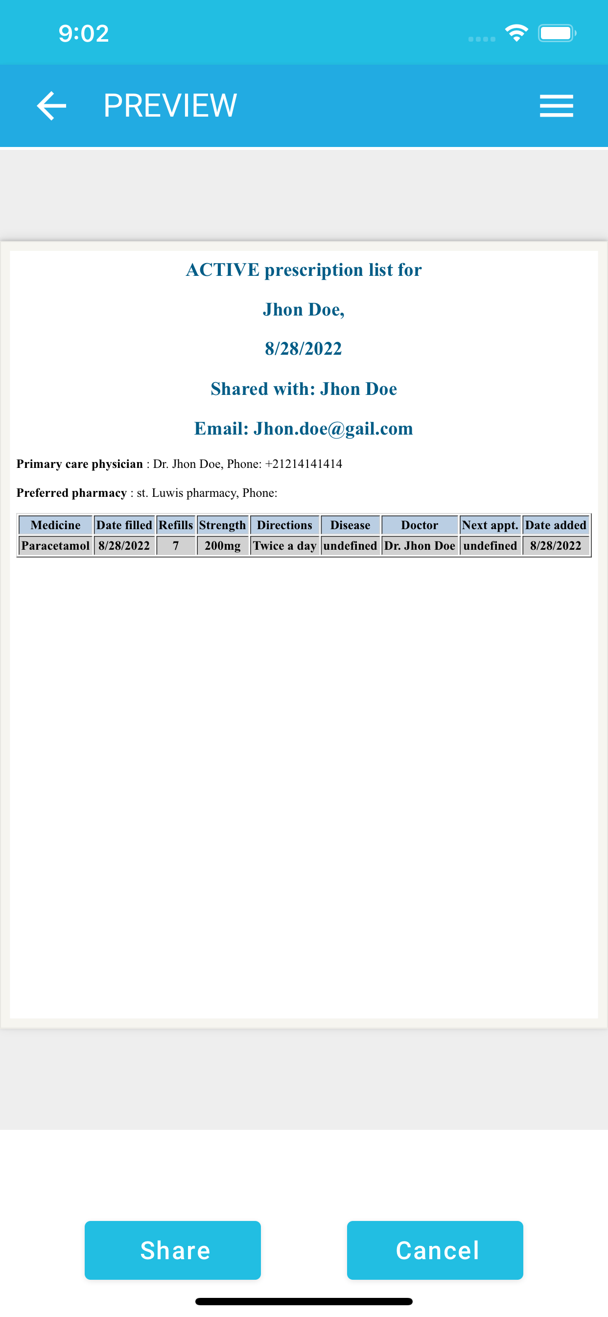 MyMedlist