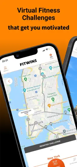 Game screenshot Fitwins: Run, Walk, Cycle mod apk