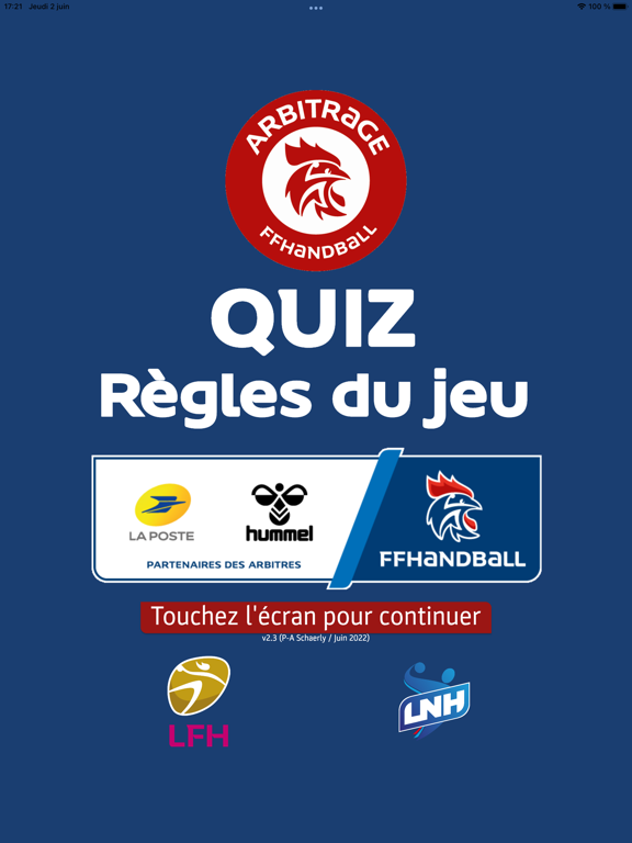 FFHandball QUIZ règles du jeu screenshot 2