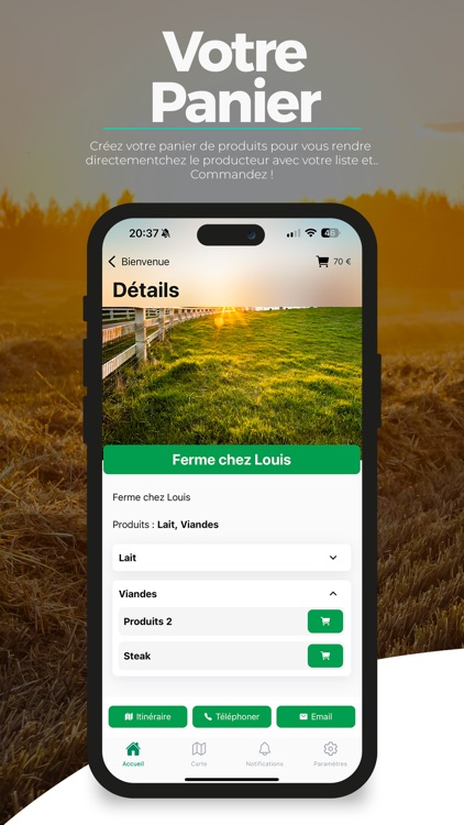 Producteurs à proximité