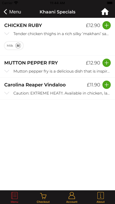 Khaani Indian Kitchen St Ives Screenshot
