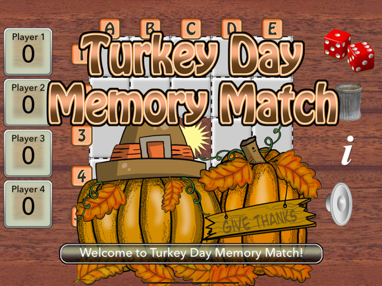 Turkey Day Memory Matchのおすすめ画像1