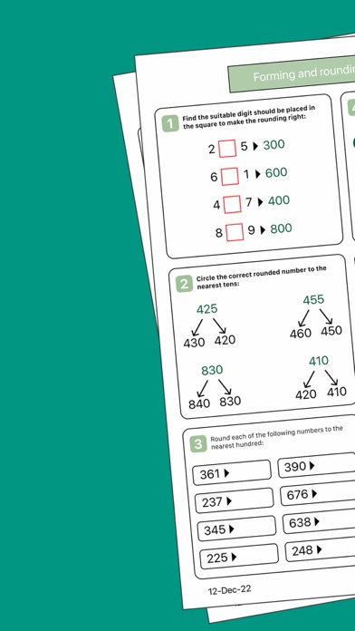 Magic Math Worksheets Screenshot
