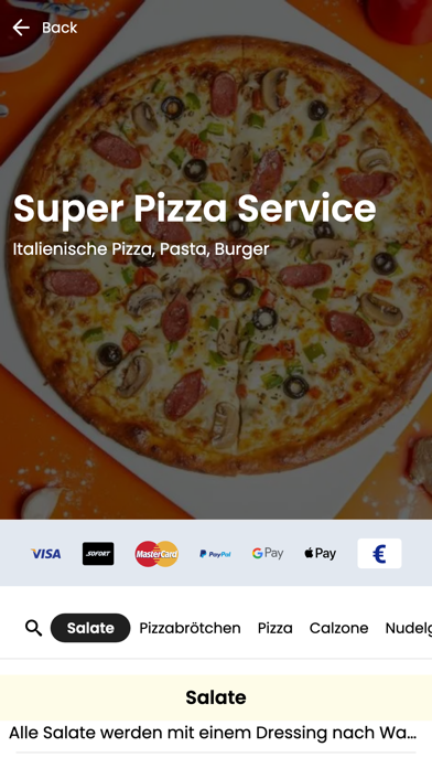 Super Pizza Schwaig. Screenshot