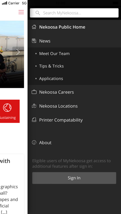 MyNekoosa Screenshot
