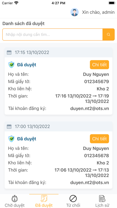 OTS VERIFY Screenshot